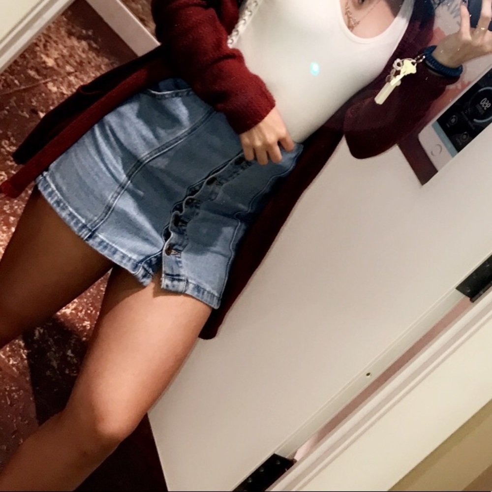 Forever 21 denim skirt size s